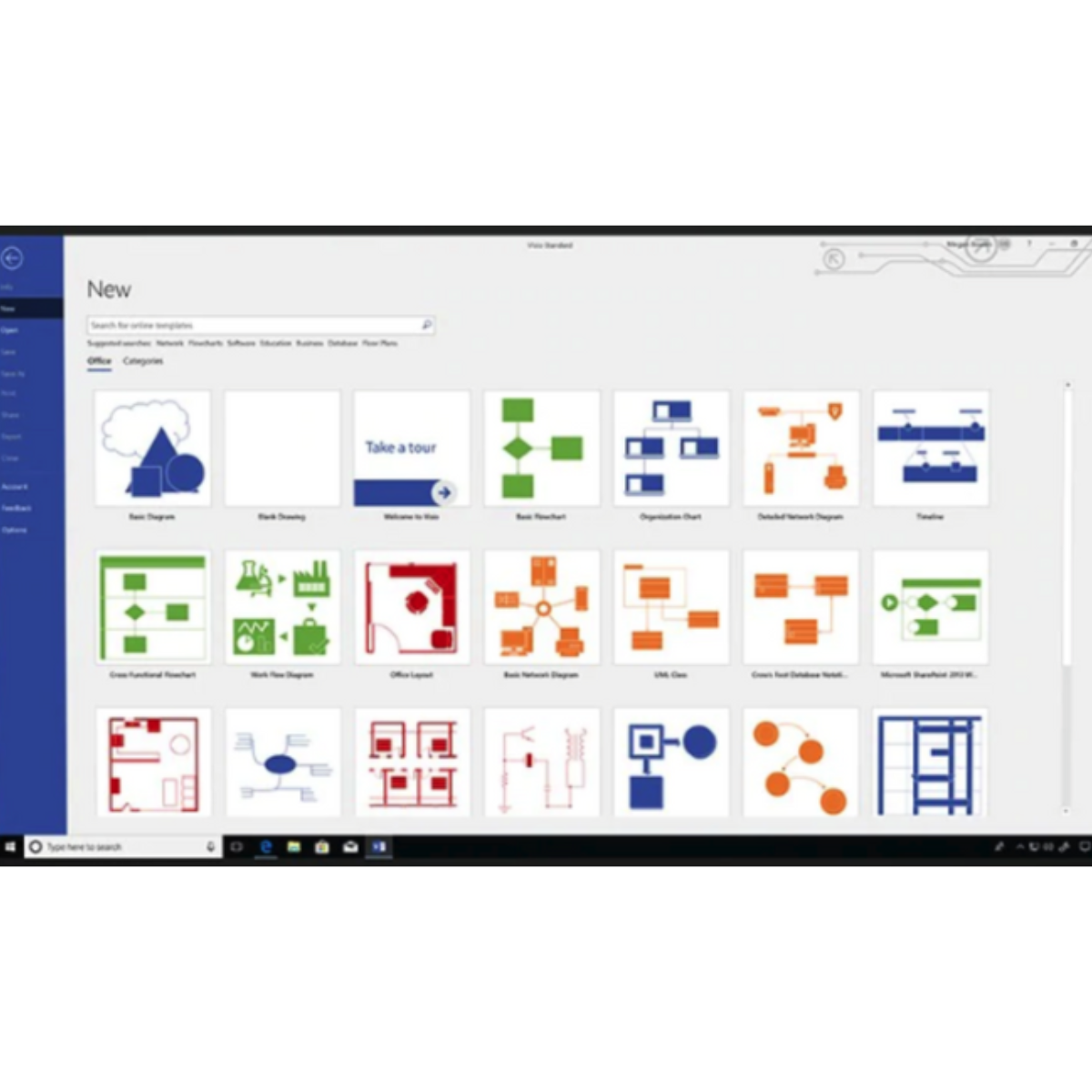 Microsoft Visio 2019 Pro, 32/64 Bits - Licença Original, Chave Vitalícia
