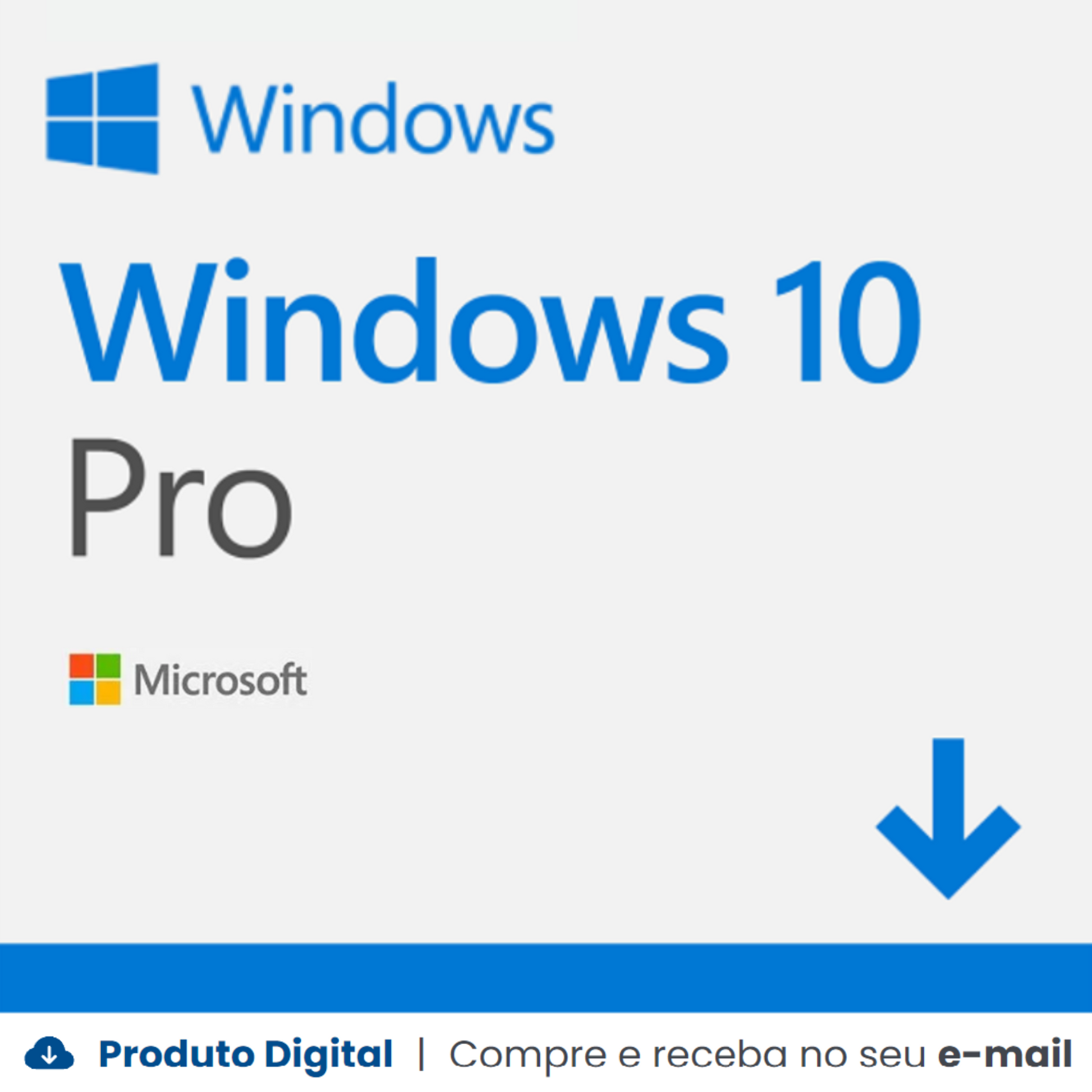 Windows 10 Pro Vitalício ESD - Pc-Key!