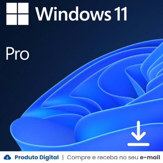Licença Microsoft Windows 11 Pro, 64 Bits - Chave Vitalícia
